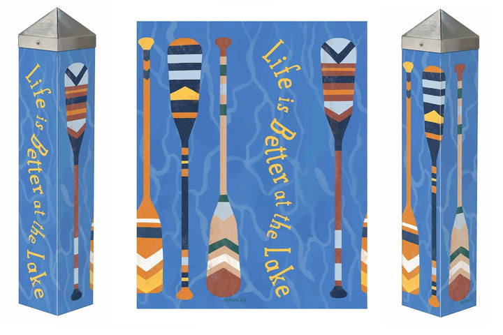 Life Is Better At The Lake Art Pole 20 Inches Tall heartlandflags