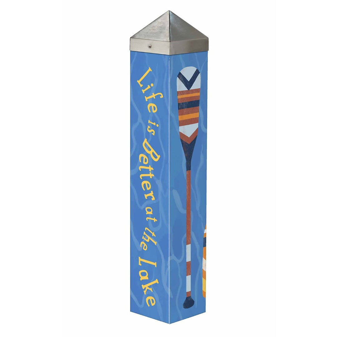 Life Is Better At The Lake Art Pole 20 Inches Tall heartlandflags