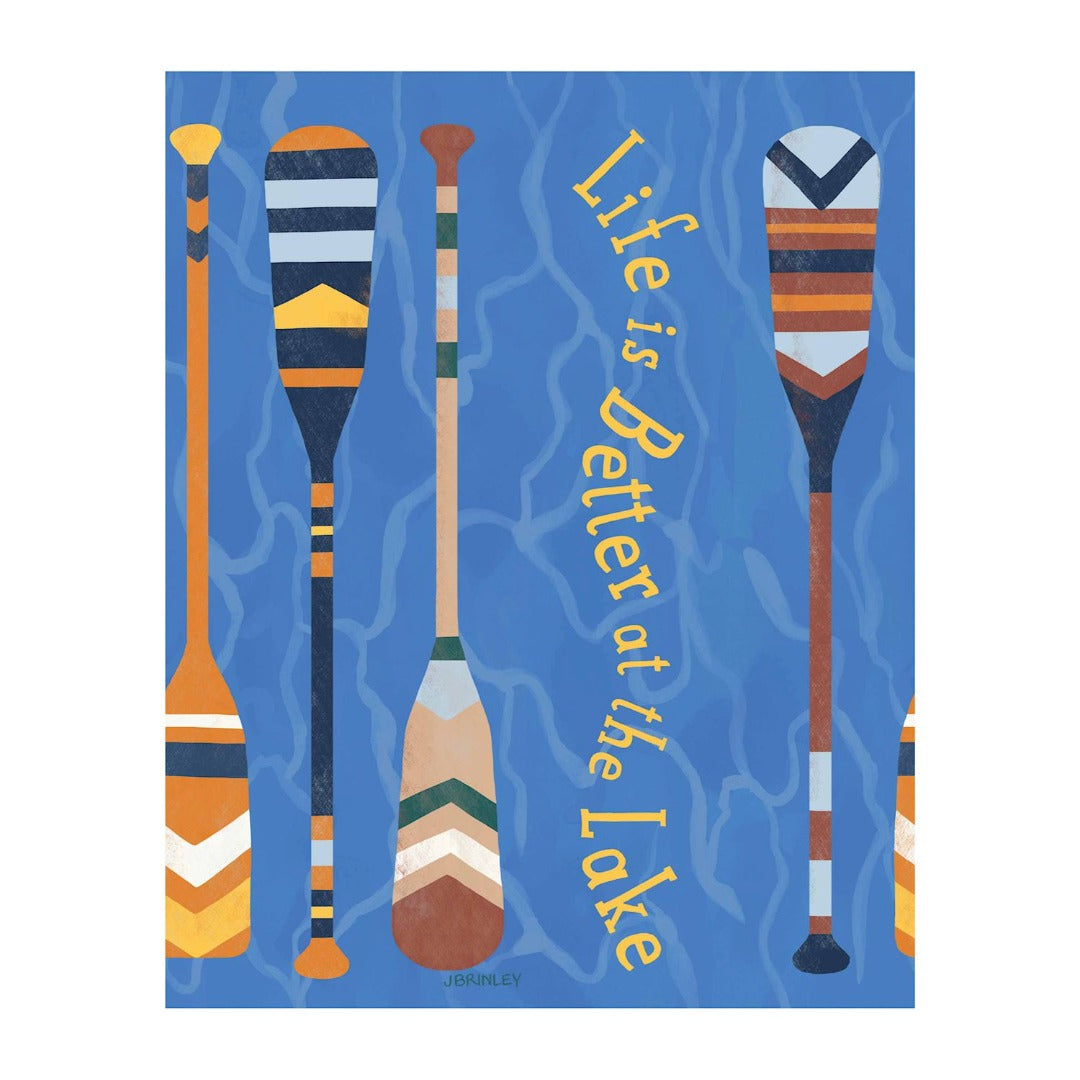 Life Is Better At The Lake Art Pole 20 Inches Tall heartlandflags