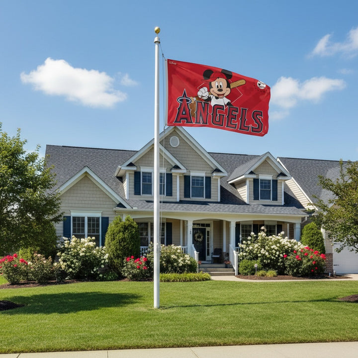 Los Angeles Angels Flag 3x5 Mickey Mouse Baseball heartlandflags