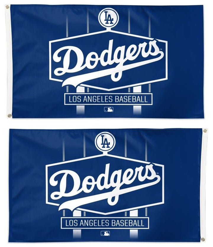 Los Angeles Baseball 2 Sided 3x5 Flag heartlandflags