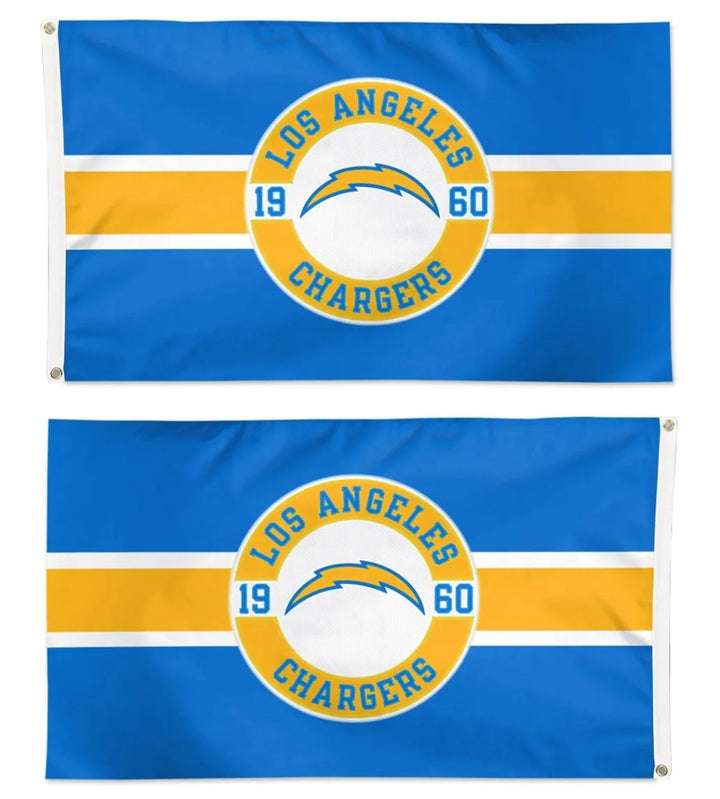 Los Angeles Chargers 2 Sided Embroidered 3x5 Flag