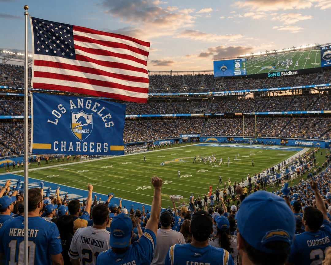 Los Angeles Chargers Classic Logo 3x5 Flag