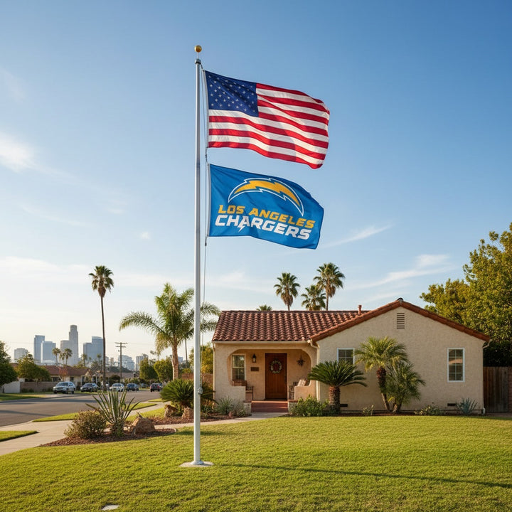 Los Angeles Chargers Flag 3x5 Blue heartlandflags