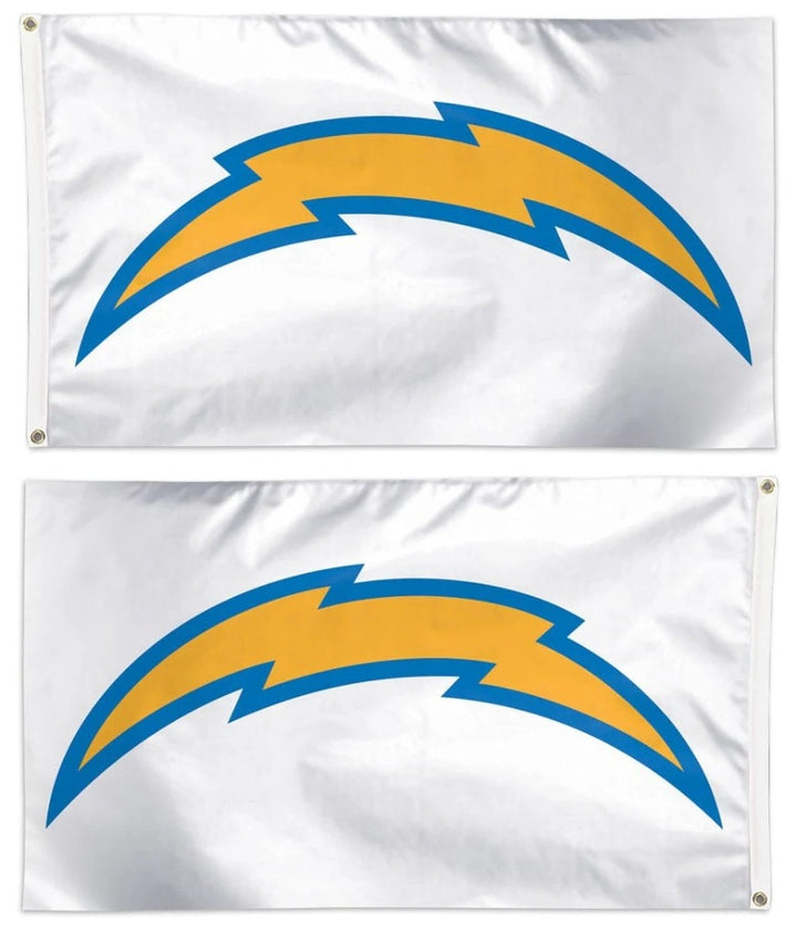 Los Angeles Chargers Flag 3x5 Logo White heartlandflags