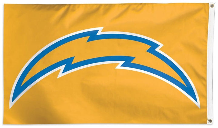 Los Angeles Chargers Flag 3x5 Logo on Yellow heartlandflags