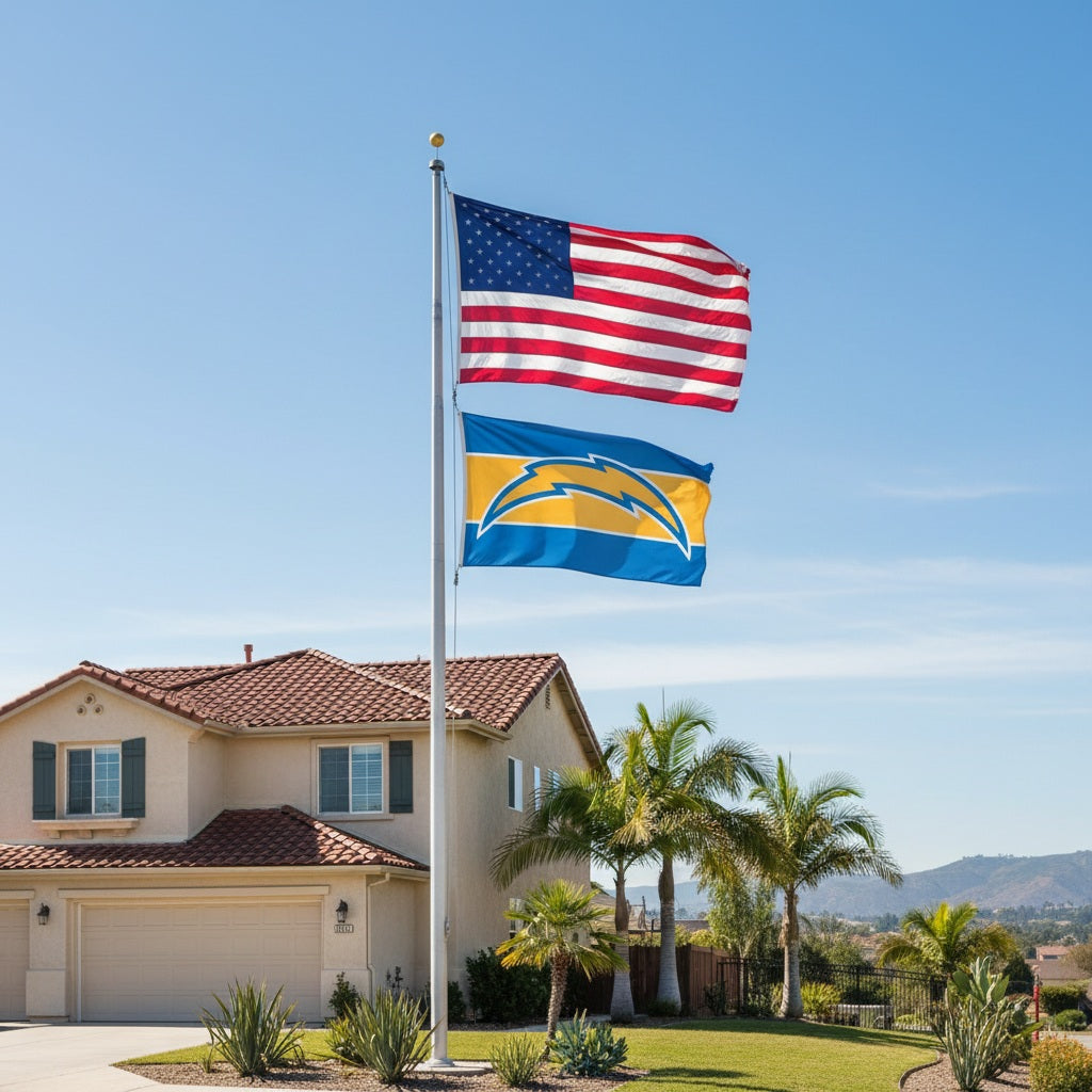Los Angeles Chargers Home Stripe 3x5 Flag heartlandflags