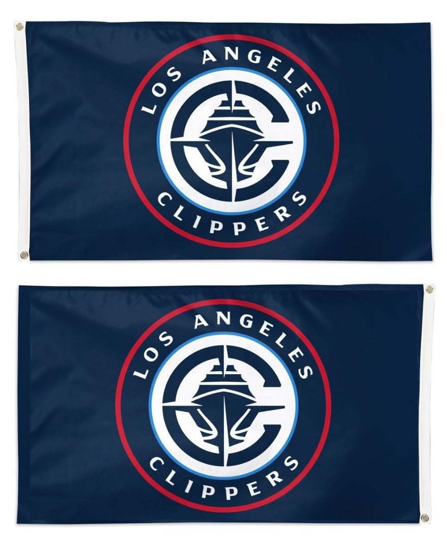 Los Angeles Clippers Flag 2 Sided 3x5 heartlandflags