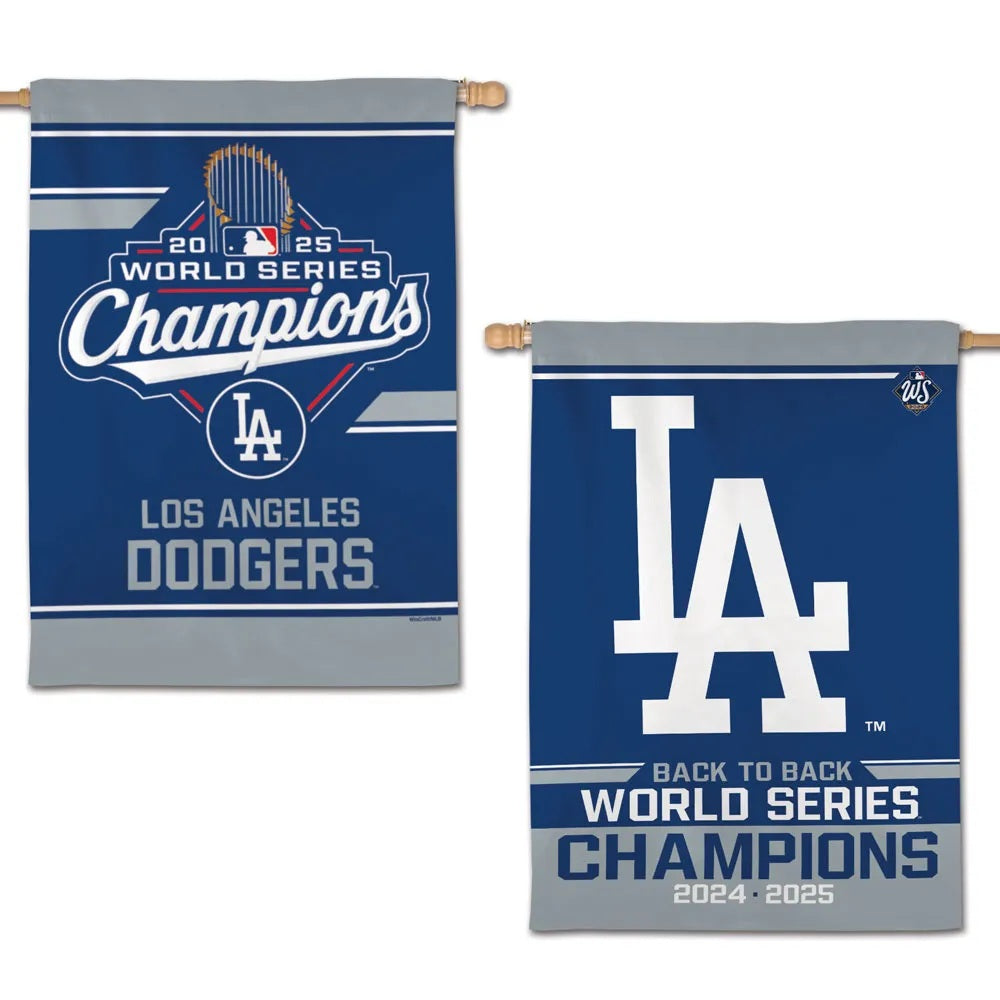 Los Angeles Dodgers 2 Sided Back To Back Champions heartlandflags