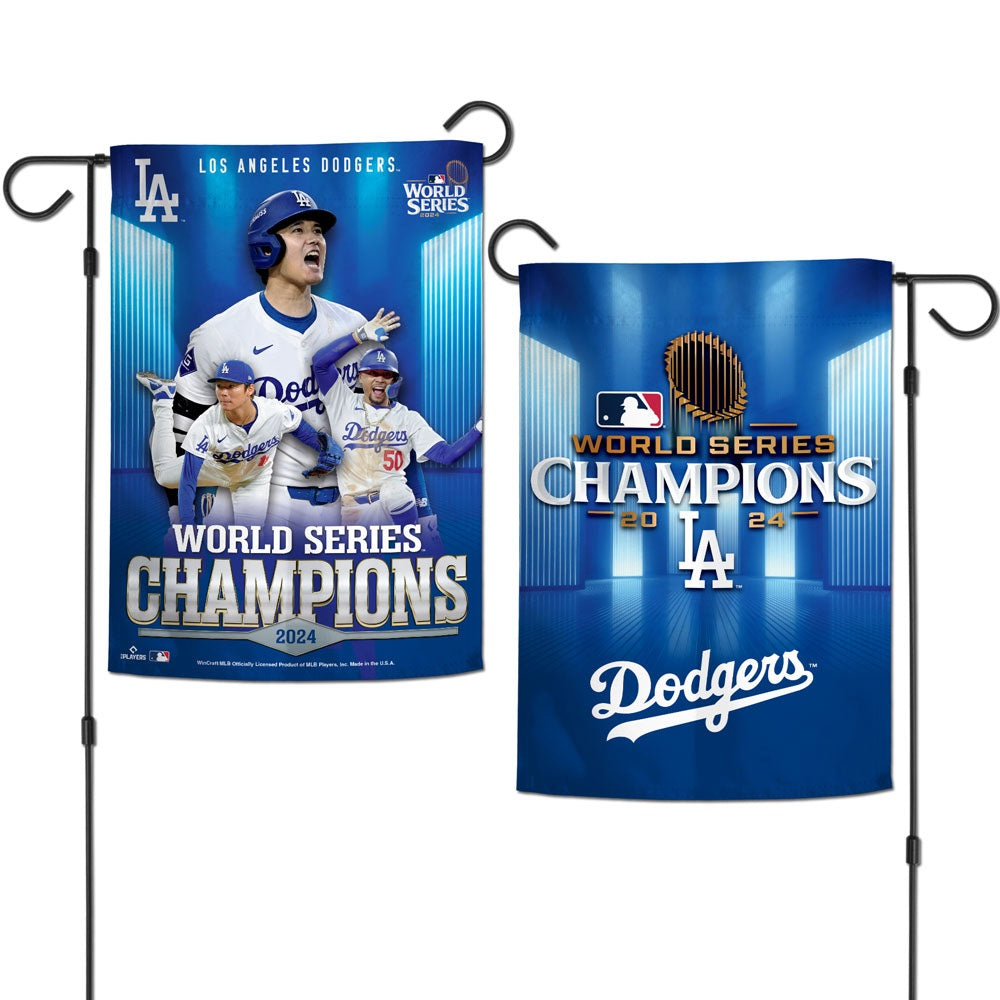 Los Angeles Dodgers 2024 World Series Champions Garden Flag heartlandflags