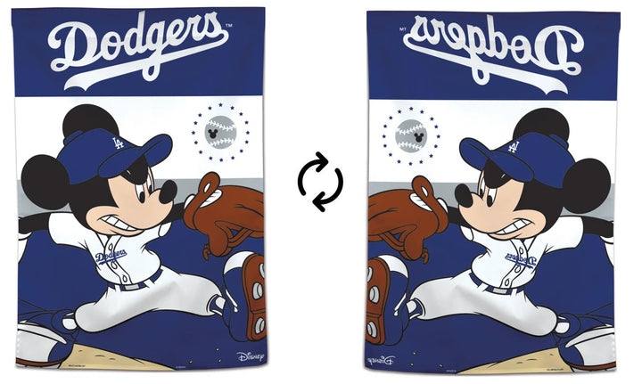 Los Angeles Dodgers Banner Mickey Mouse House Flag heartlandflags