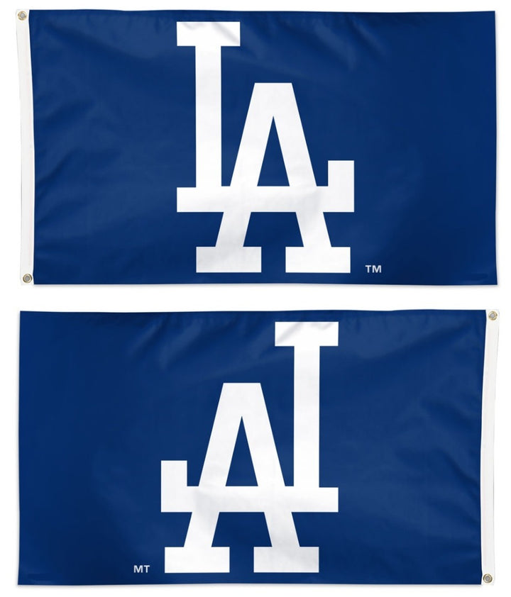 Los Angeles Dodgers Flag 3x5 LA Logo heartlandflags