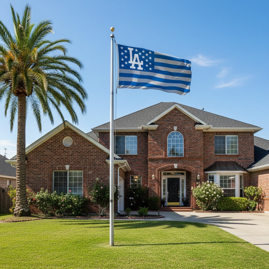 Los Angeles Dodgers Flag 3x5 Stars and Stripes Americana heartlandflags