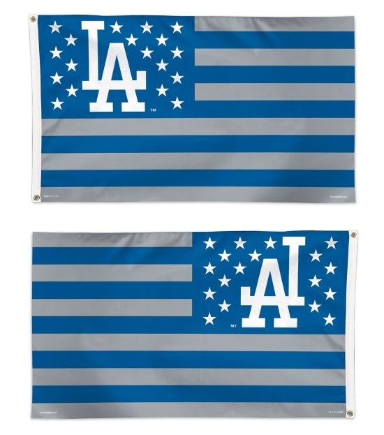 Los Angeles Dodgers Flag 3x5 Stars and Stripes Americana heartlandflags