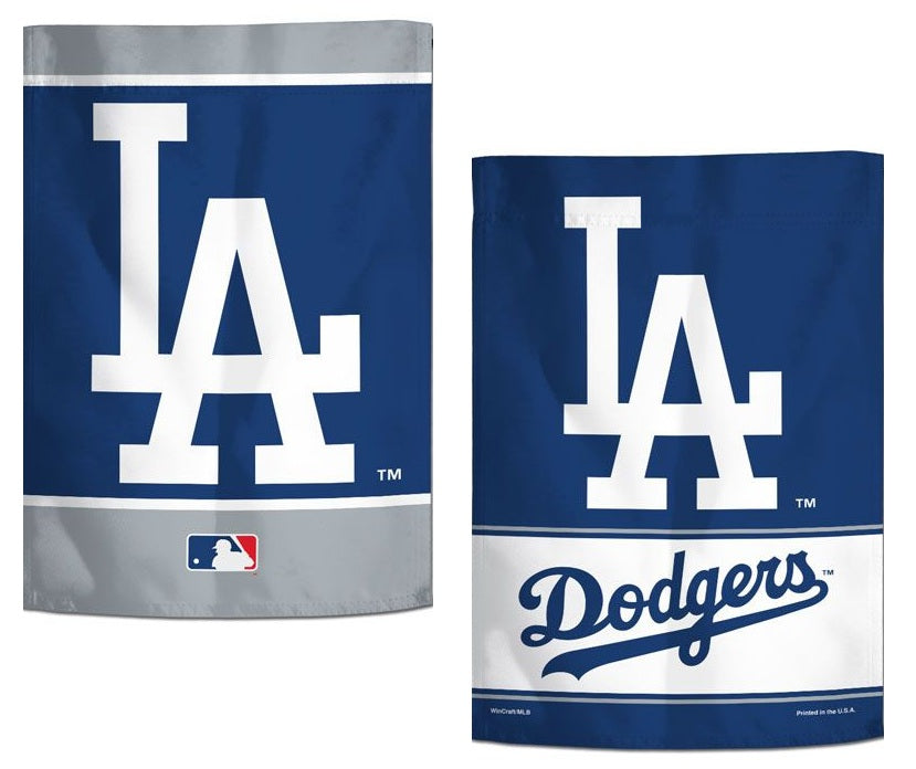 Los Angeles Dodgers Garden Flag 2 Sided LA Logo heartlandflags