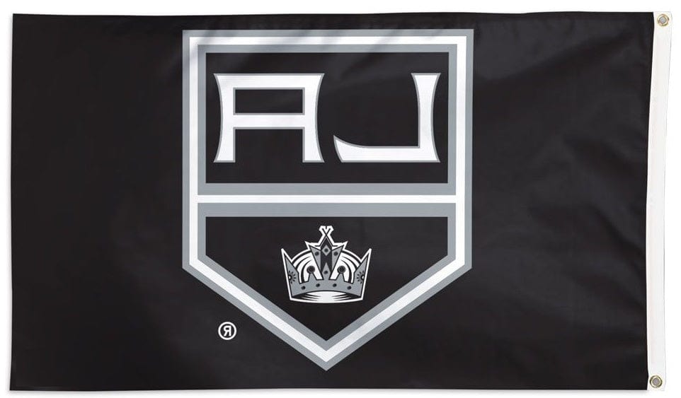 Los Angeles Kings Flag Black 3x5 heartlandflags