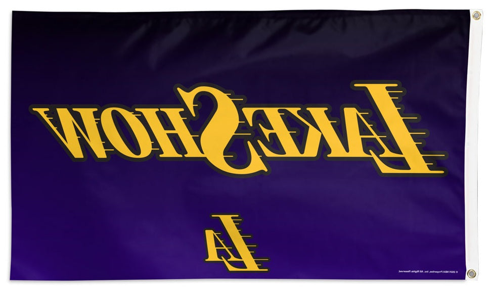 Los Angeles Lakers City Edition Flag 3x5 Lake Show heartlandflags