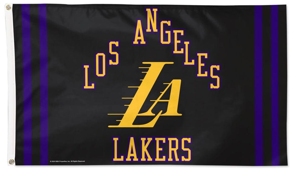 Los Angeles Lakers Flag 3x5 City Connect heartlandflags