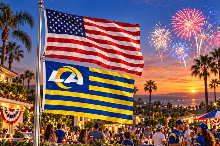 Los Angeles Rams Americana 3x5 Flag heartlandflags