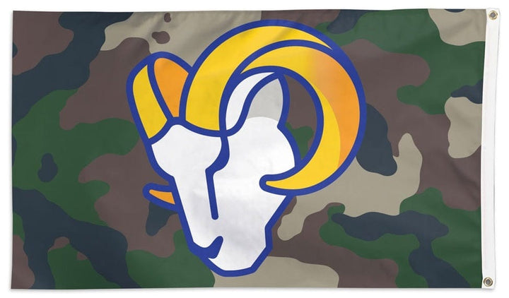 Los Angeles Rams Flag 3x5 Armed Forces Camo heartlandflags