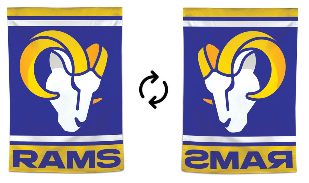 Los Angeles Rams Mega Flag Vertical House Banner heartlandflags