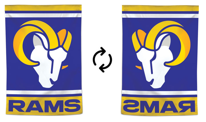 Los Angeles Rams Mega Flag Vertical House Banner heartlandflags