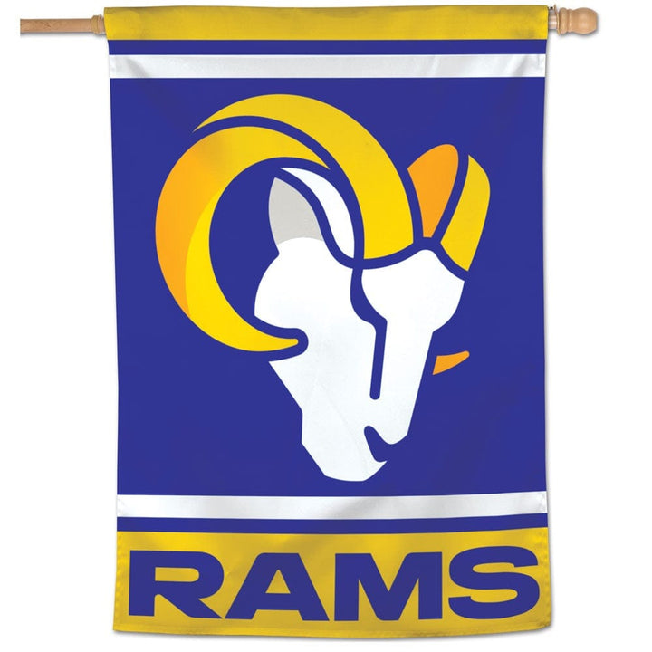 Los Angeles Rams Mega Flag Vertical House Banner heartlandflags