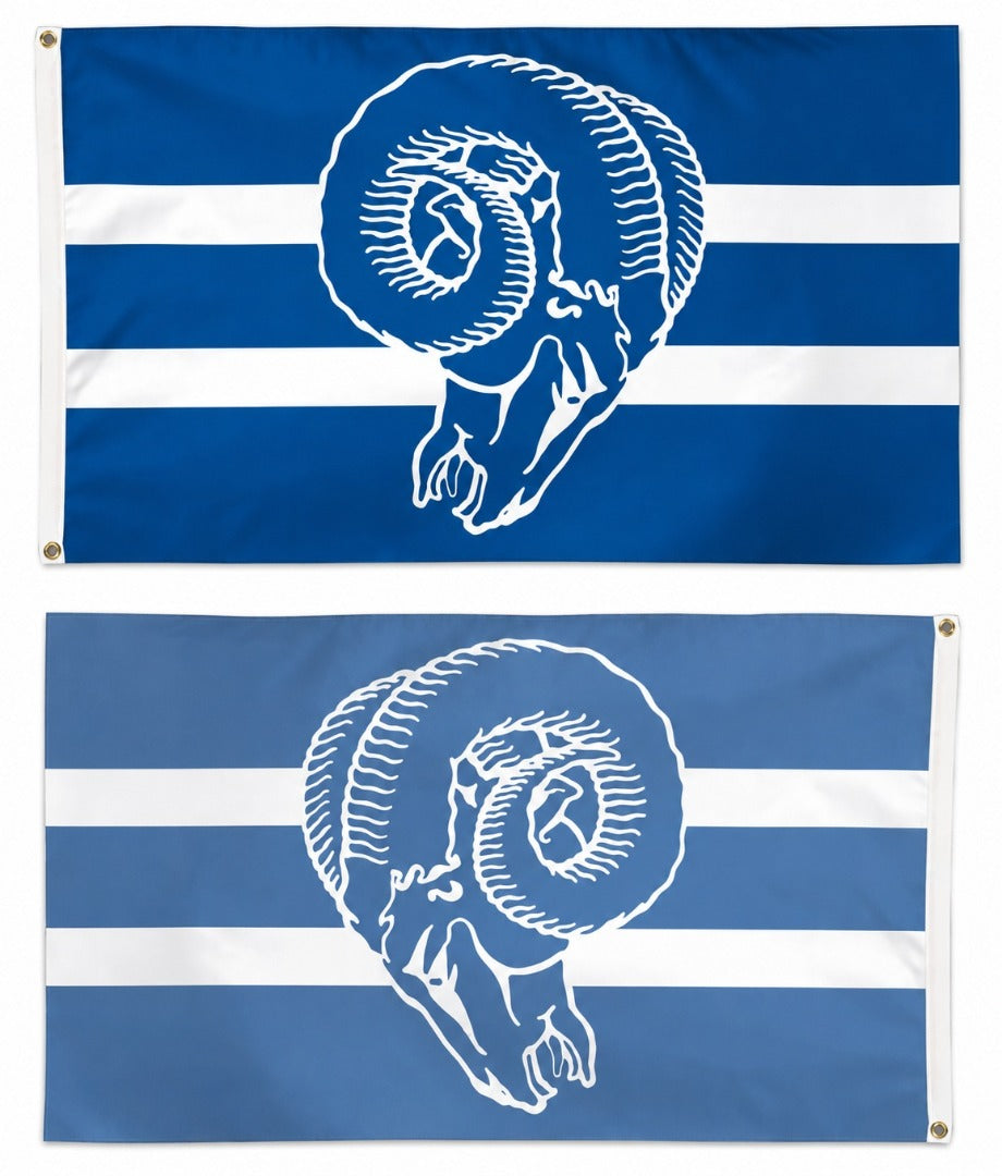Los Angeles Rams Retro 3x5 Flag heartlandflags