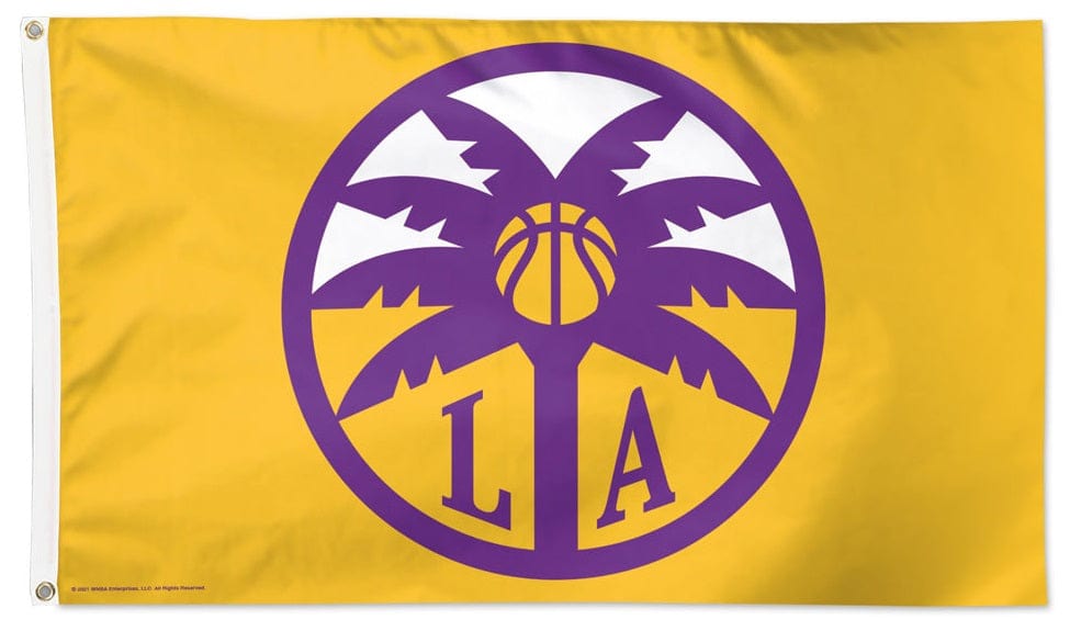 Los Angeles Sparks Flag 3x5 Logo heartlandflags