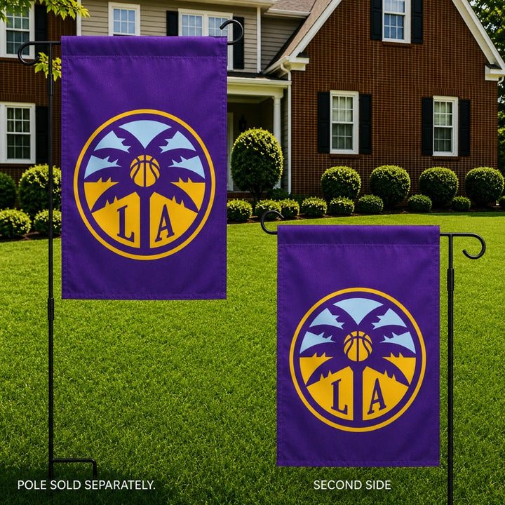 Los Angeles Sparks Garden Flag 2 Sided heartlandflags