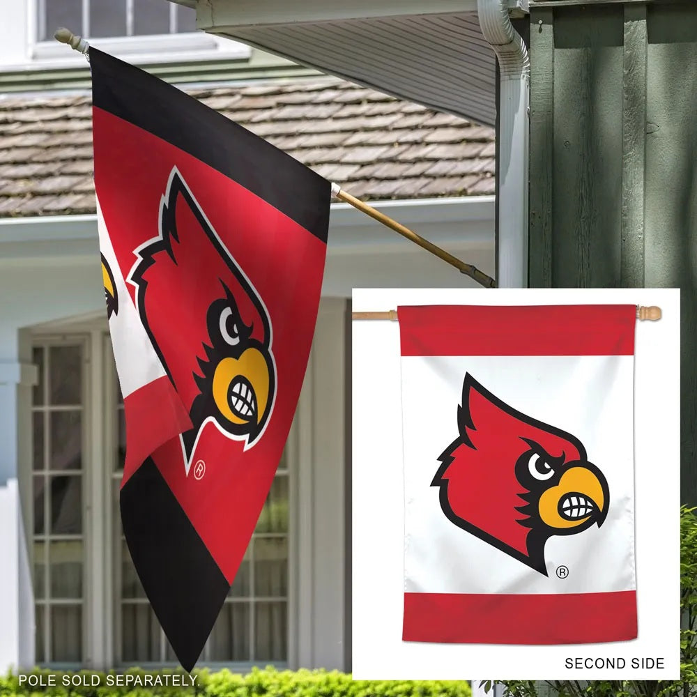 Louisville Cardinals 2 Sided Banner heartlandflags