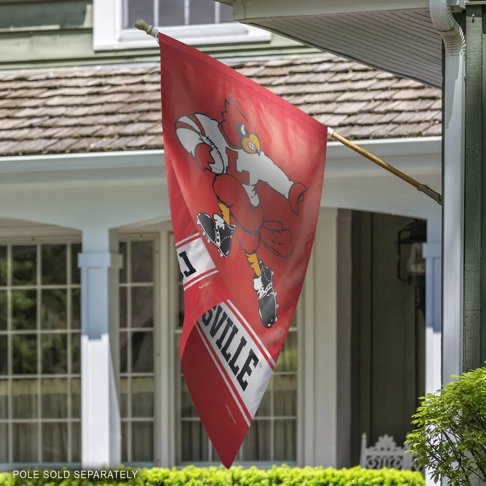 Louisville Cardinals Banner Football heartlandflags
