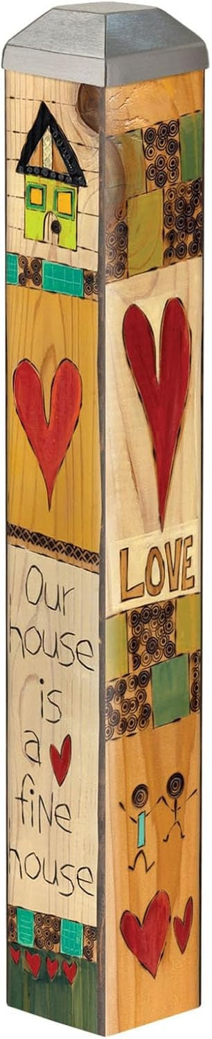 Love Is Family 10 Inch Art Pole heartlandflags