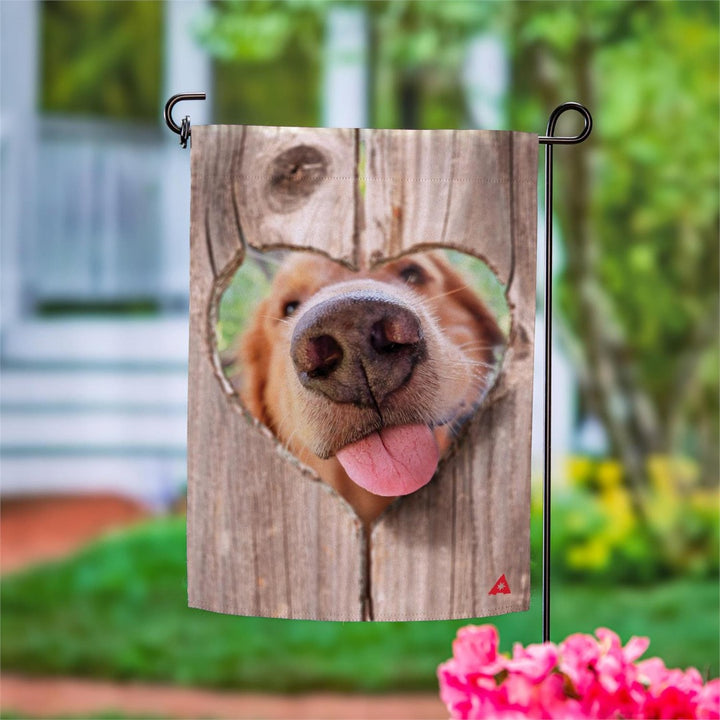 Love Smack 2 Sided Garden Flag