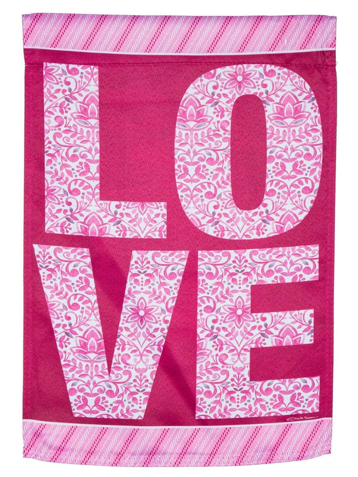 Love Valentine Garden Flag 2 Sided heartlandflags