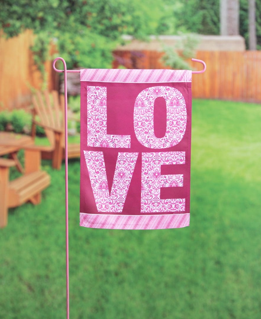 Love Valentine Garden Flag 2 Sided heartlandflags