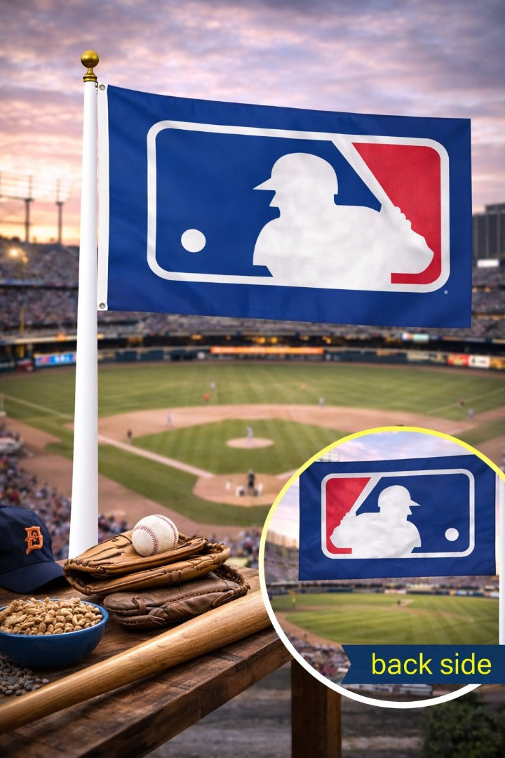 MLB Logo Flag 3x5 heartlandflags