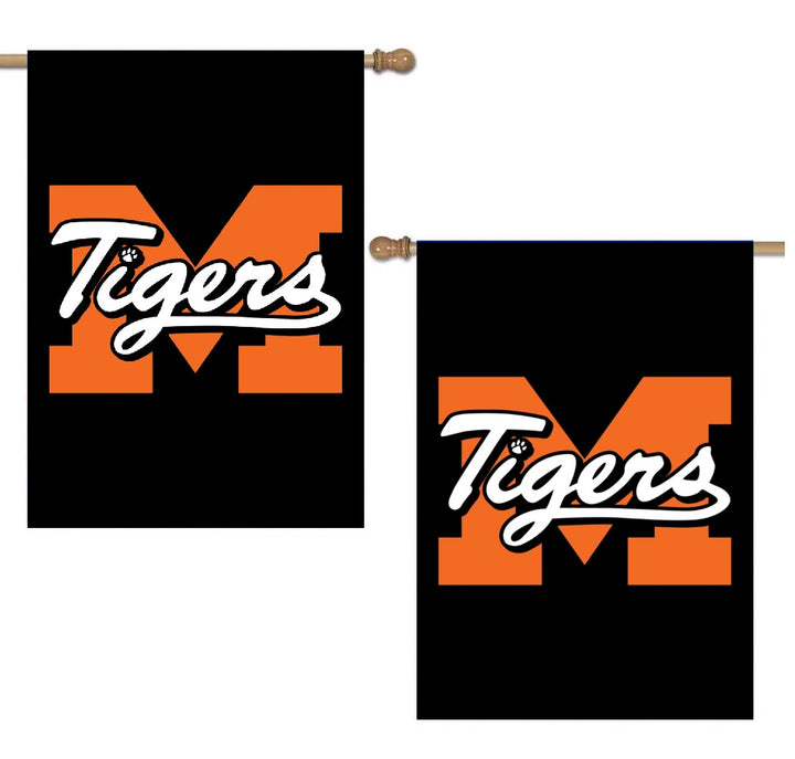 Madrid Tigers 2 Sided Black Banner heartlandflags