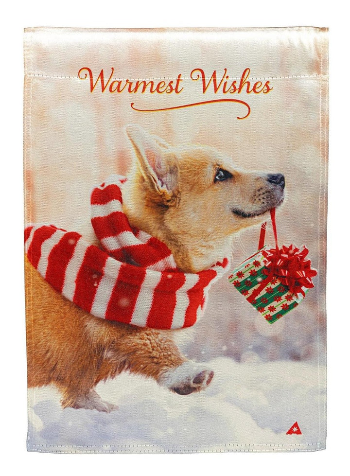 Majestic Corgi 2 Sided Garden Flag heartlandflags