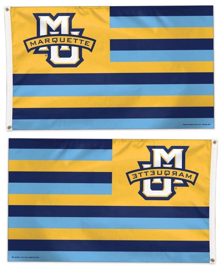 Marquette University Flag 3x5 Patriotic Stripes heartlandflags