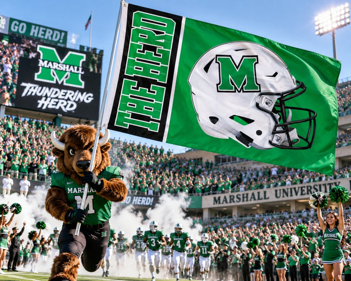 Marshall The Herd 3x5 Flag Helmet heartlandflags