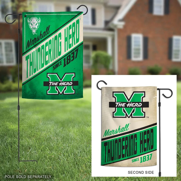 Marshall Thundering Herd Garden Flag 2 Sided heartlandflags