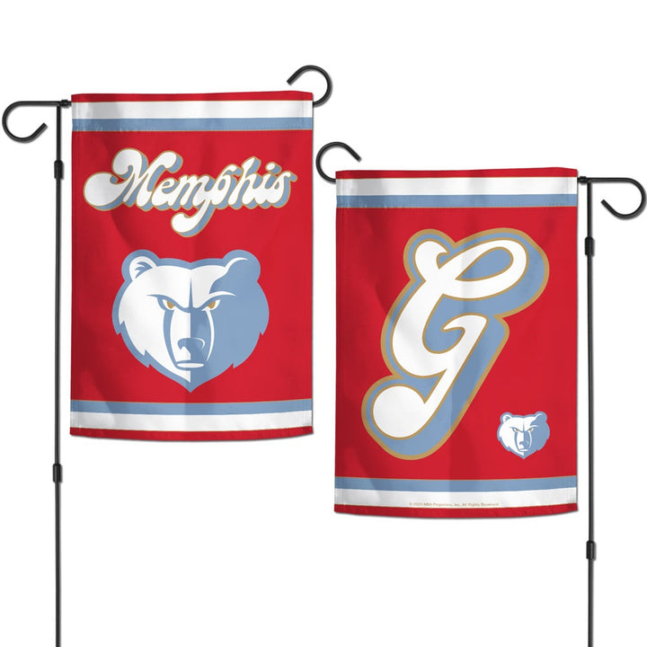 Memphis Grizzlies City Garden Flag 2 Sided heartlandflags