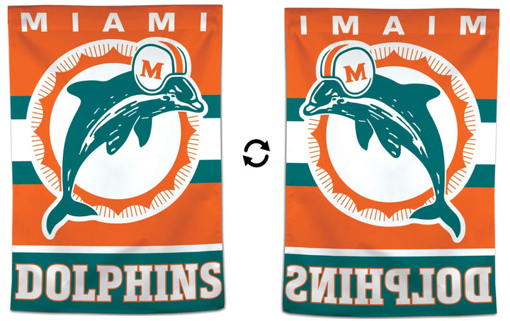 Miami Dolphins Banner Retro House Flag heartlandflags