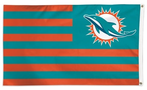 Miami Dolphins Flag 3x5 Americana Stars Stripes heartlandflags