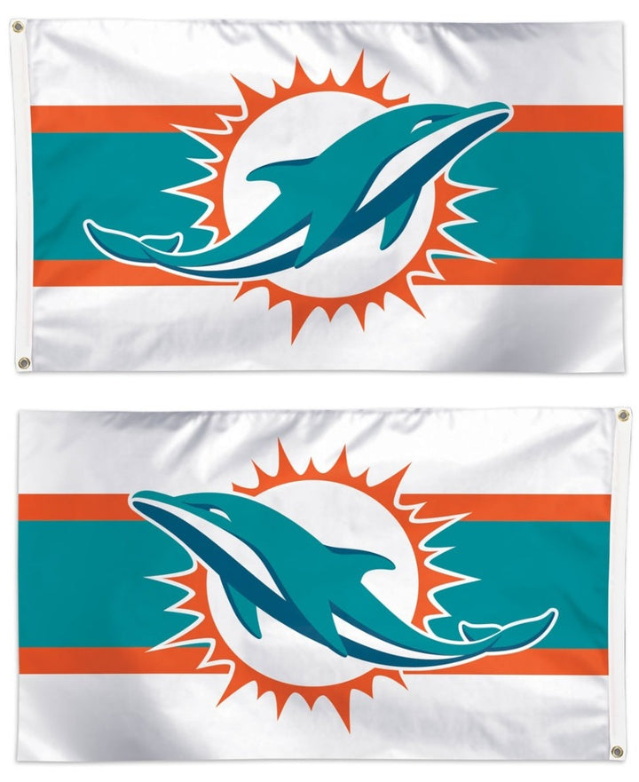 Miami Dolphins Flag 3x5 Away Stripe heartlandflags