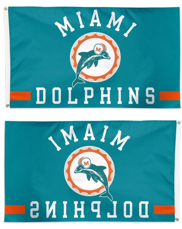 Miami Dolphins Flag 3x5 Classic Logo heartlandflags