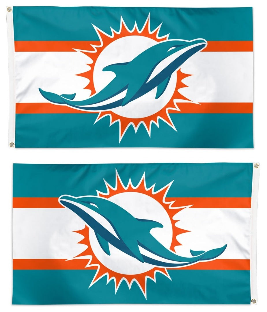 Miami Dolphins Flag 3x5 Home Stripe heartlandflags