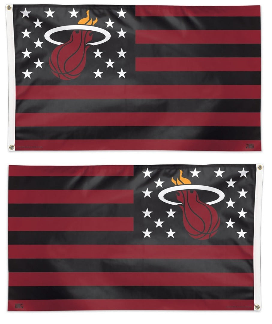 Miami Heat Flag 3x5 Patriotic Stars Stripes heartlandflags