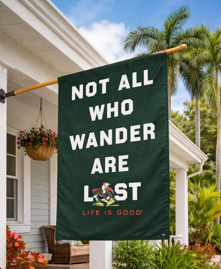 Miami Hurricanes Life Is Good Banner heartlandflags